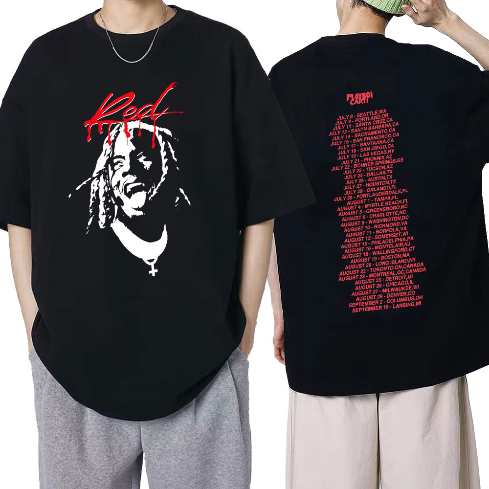 Supreme Box Logo Tee - Playboi Carti Music Album Whole Lotta