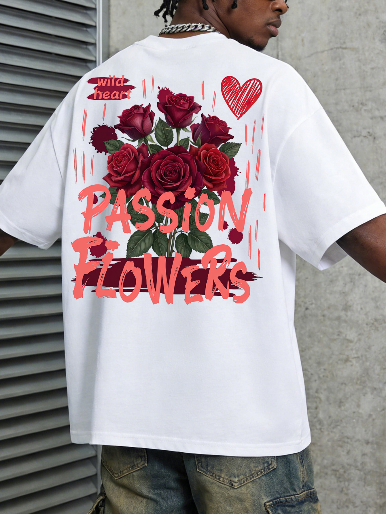 Men's Oversized Floral Streetw - đánh giá và giá Streetwear Brand With White Flowers