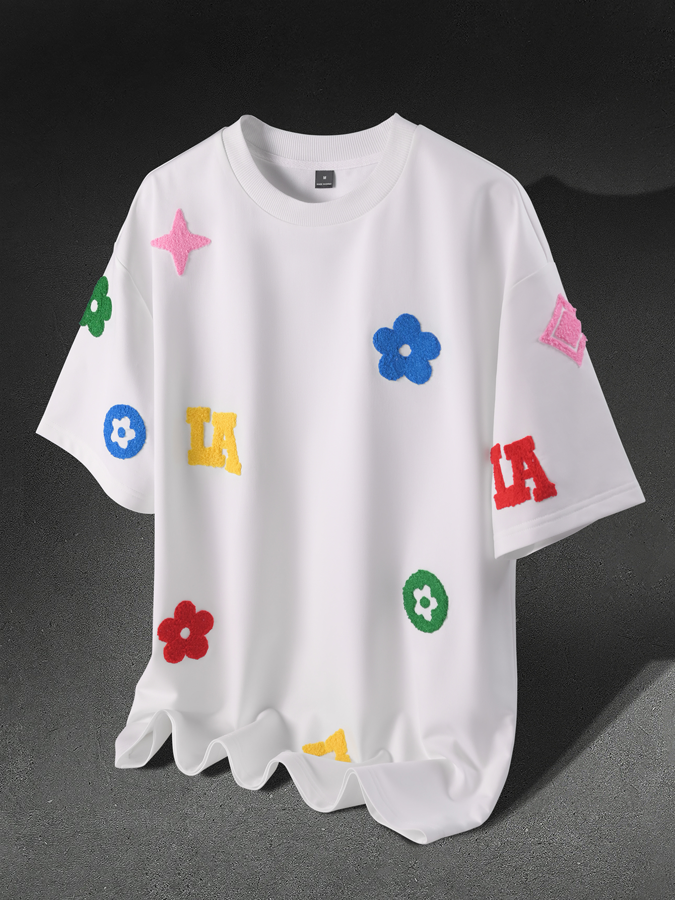 Men's Oversized Y2K Streetwear - đánh giá và giá Streetwear Brand With White Flowers