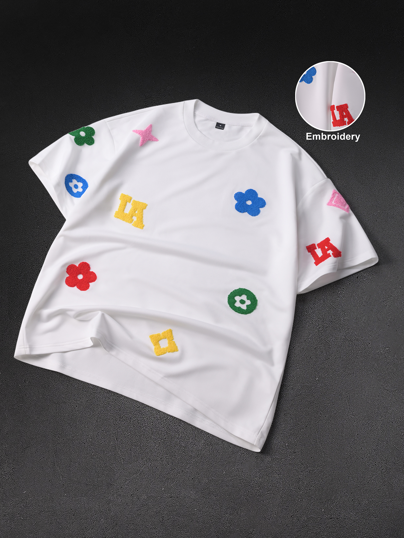 Men's Oversized Y2K Streetwear - đánh giá và giá Streetwear Brand With White Flowers
