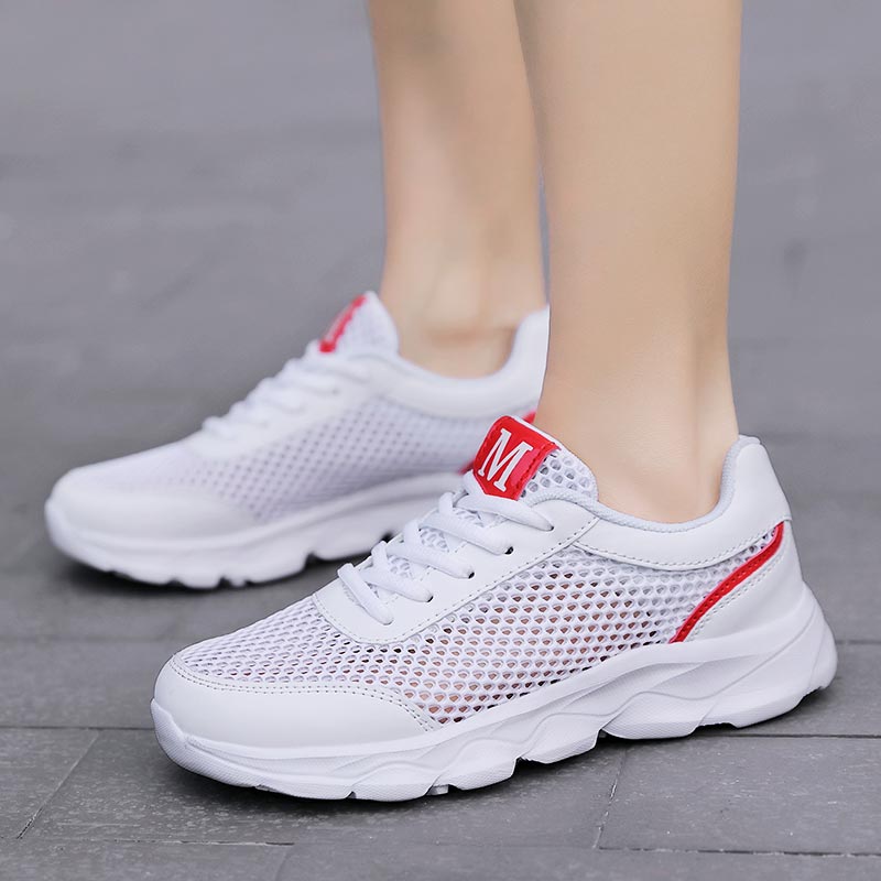 Summer Breathable Sneakers Wom - đánh giá và giá Streetwear Brand With White Flowers