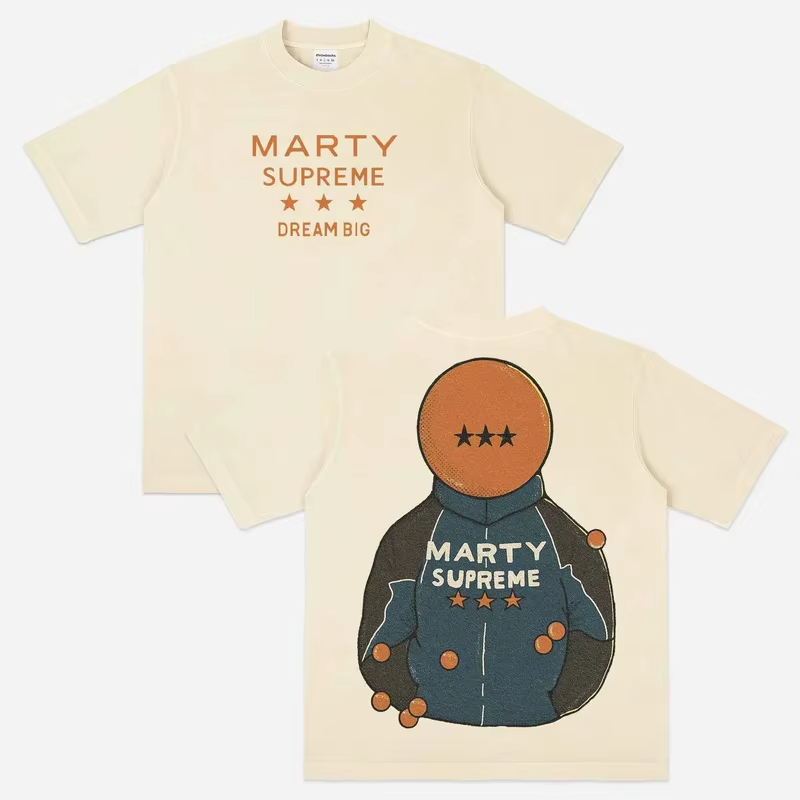 Movie Marty Supreme. Dream Big - đánh giá và giá Supreme Box Logo Tee