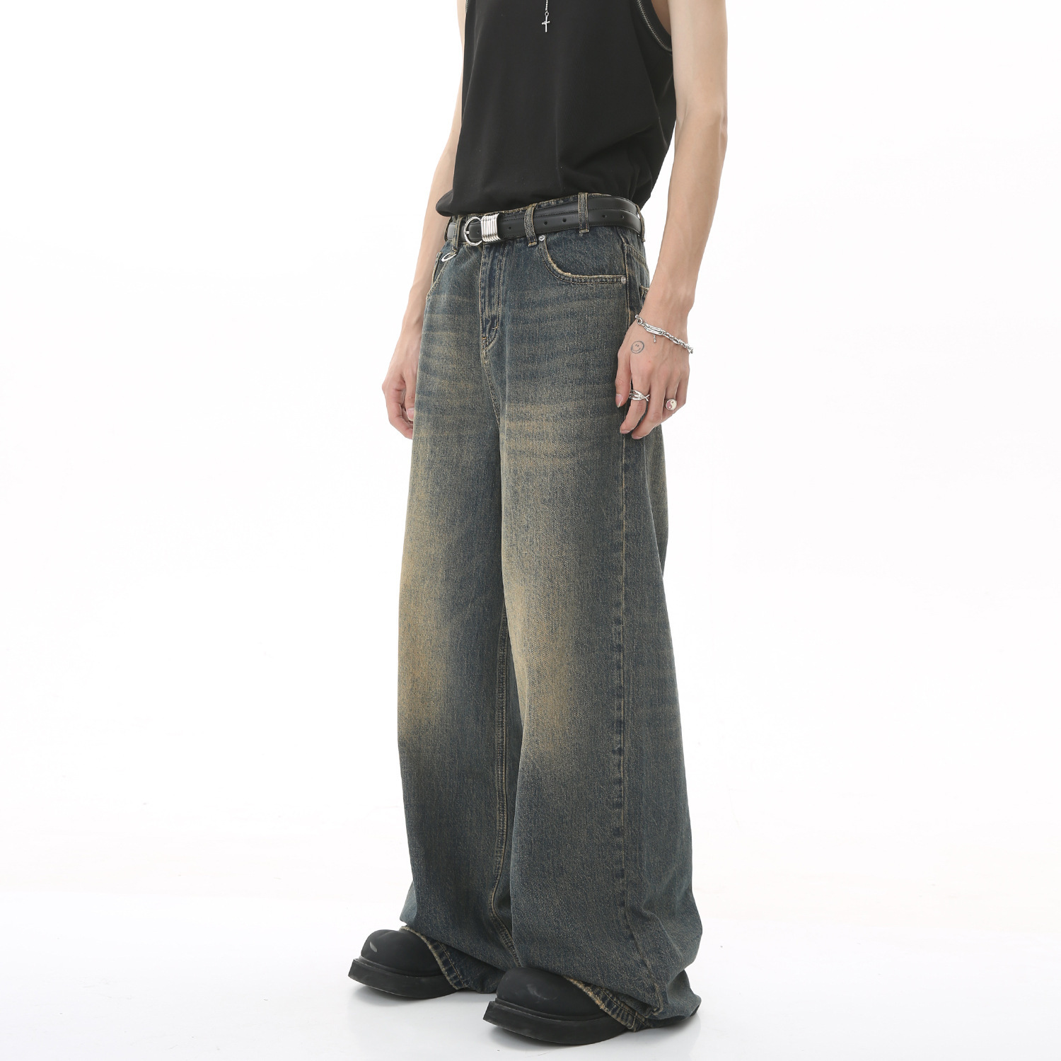 New Men's Baggy Straight Leg W - đánh giá và giá Streetwear Brand Popular