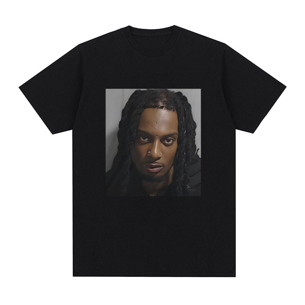 Rapper Playboi Carti Mugshot G - đánh giá và giá Supreme Box Logo Tee