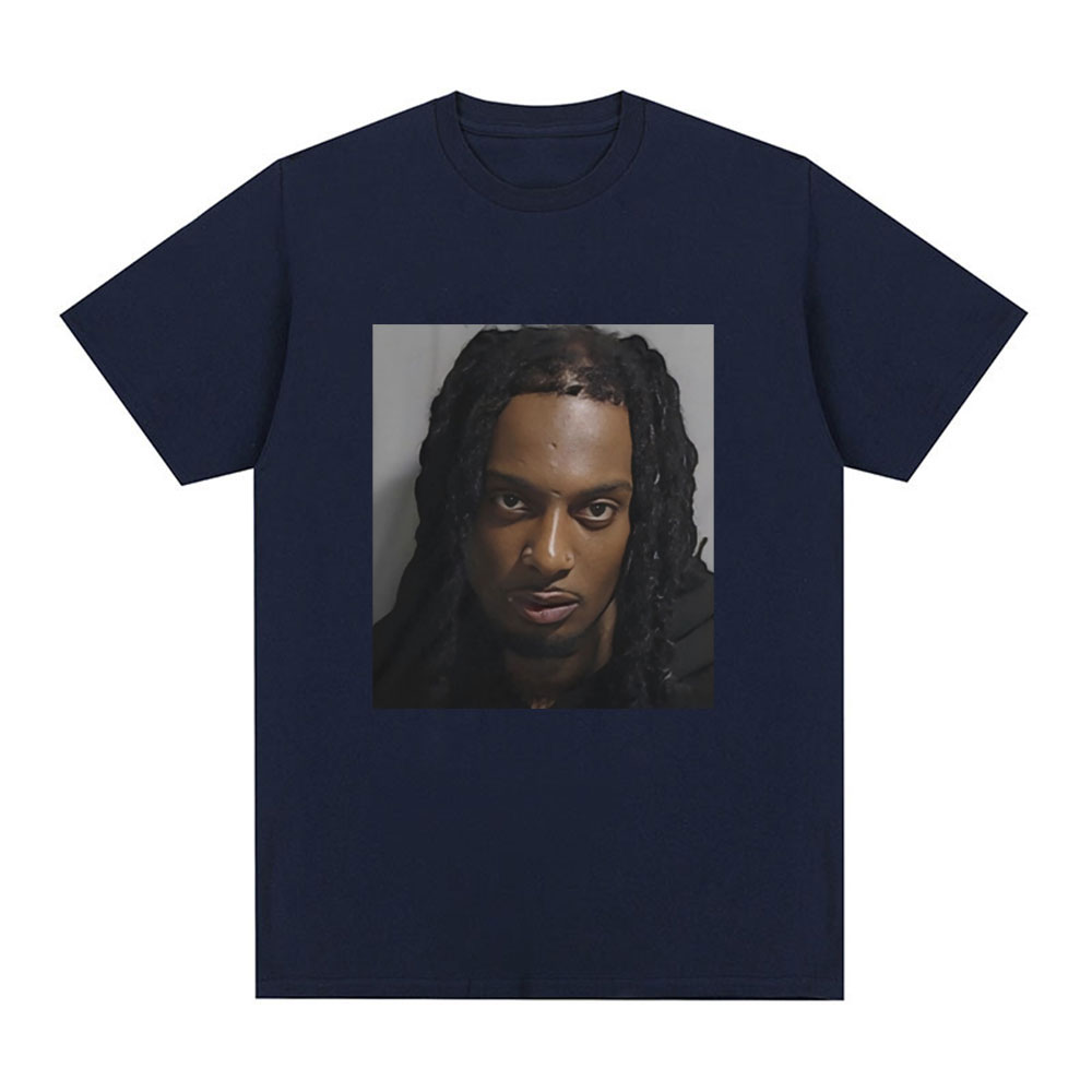 Rapper Playboi Carti Mugshot G - đánh giá và giá Supreme Box Logo Tee