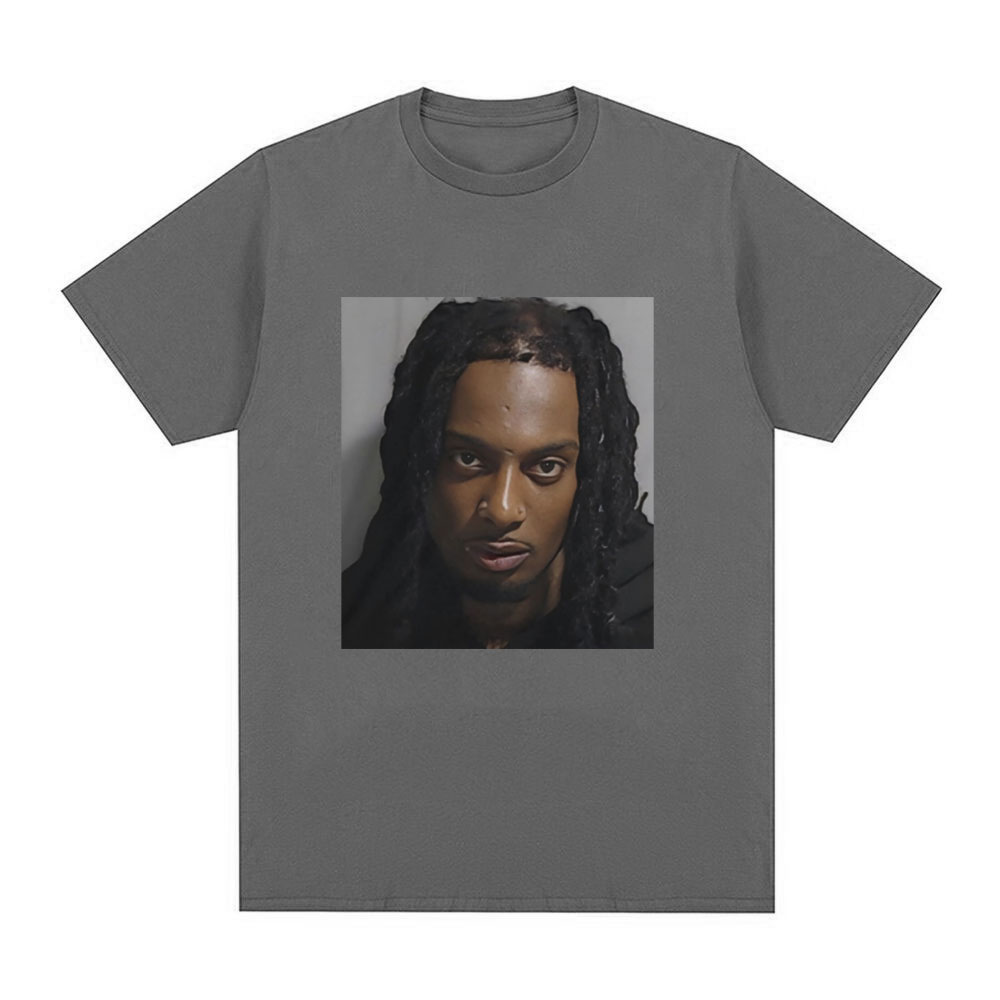 Rapper Playboi Carti Mugshot G - đánh giá và giá Supreme Box Logo Tee