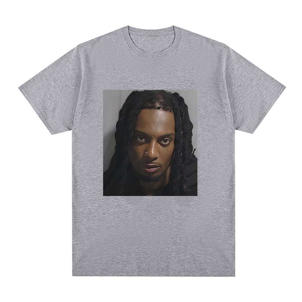 Rapper Playboi Carti Mugshot G - đánh giá và giá Supreme Box Logo Tee